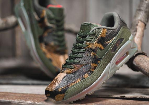 Nike Air Max 90 Camo Croc Men s Fashion Footwear Sneakers on