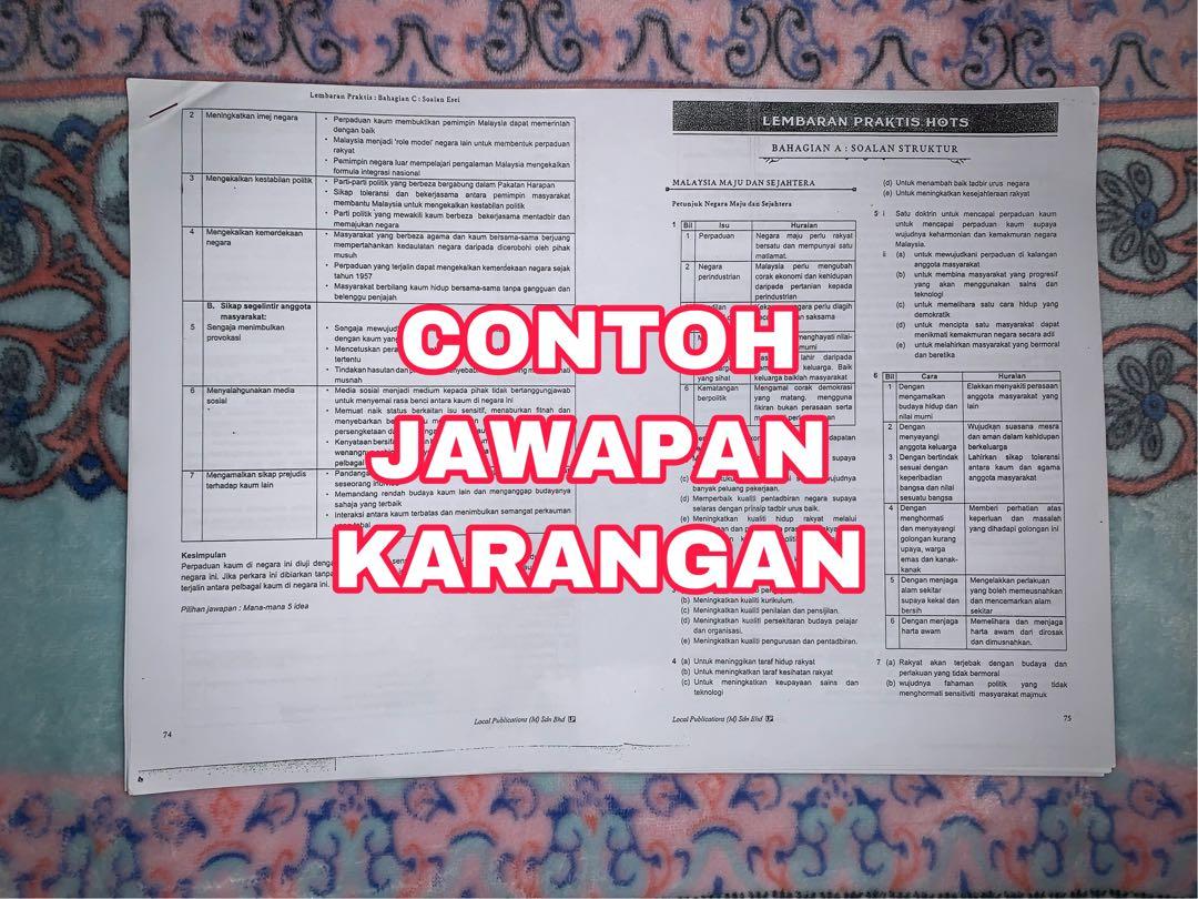 Pengajian Am Stpm Penggal 2 Contoh Graf Contoh Jawapan Karangan Textbooks On Carousell