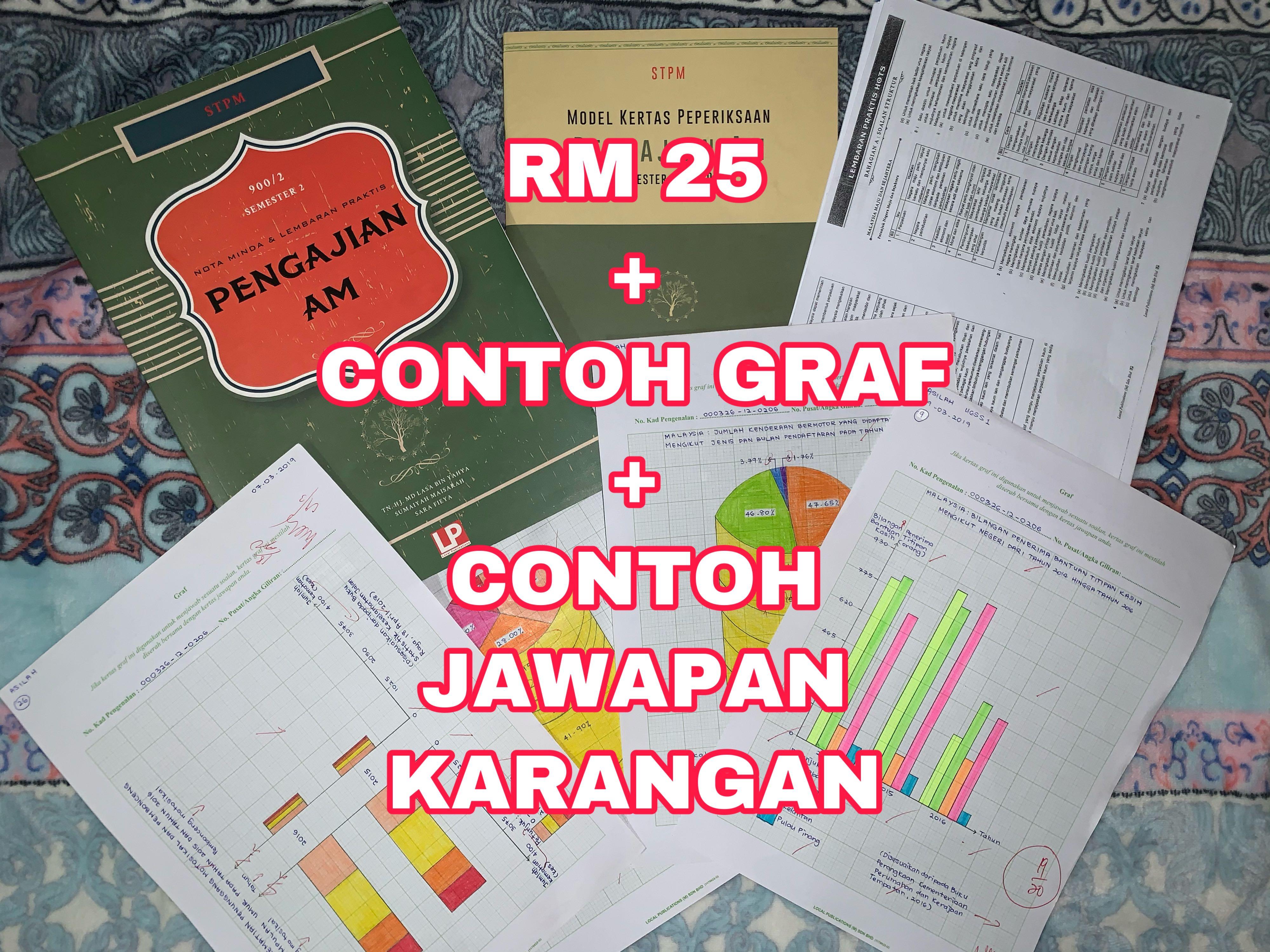 Pengajian Am Stpm Penggal 2 Contoh Graf Contoh Jawapan Karangan Hobbies Toys Books Magazines Textbooks On Carousell