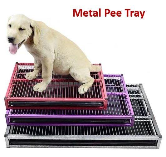 Pet Metal Pee Tray / Dog Toilet Tray/Large Capacity Metal Litter Box