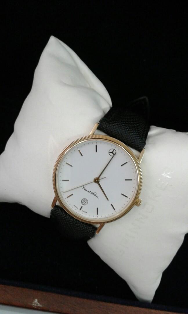 Mercedes Benz Masterpiece Limited Edition 18k Solid Gold Swiss