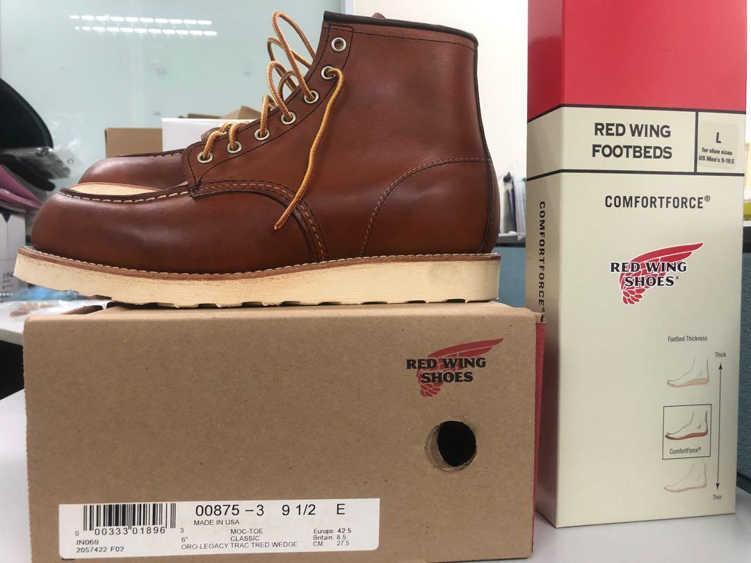 Red wing boots 875 BNIB c w ultra comfort insole