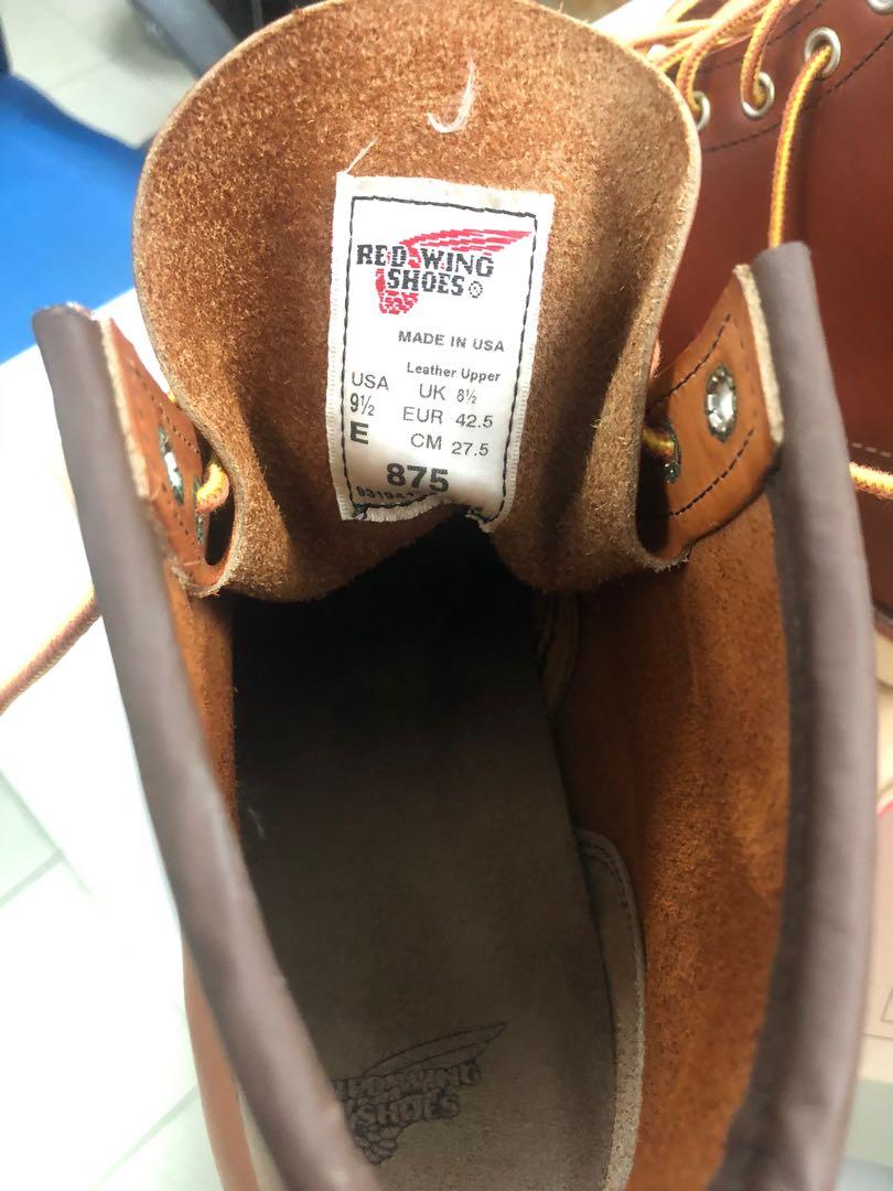 Red wing 875 new arrivals insole