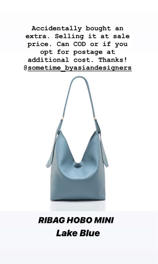 Ribag Hobo Mini Lake Blue Sometimes Women s Fashion Bags Wallets Tote Bags on Carousell