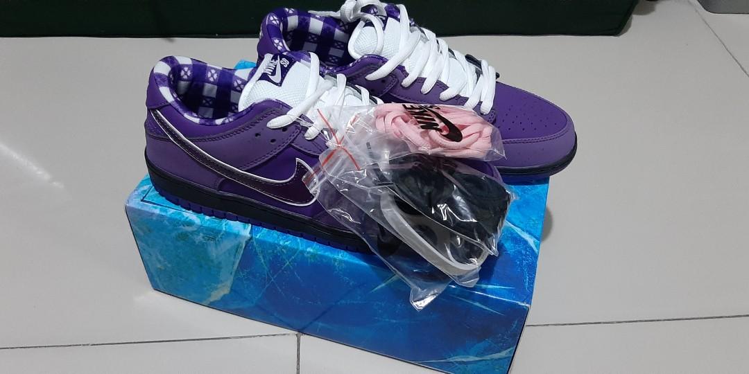 purple lobster blue laces