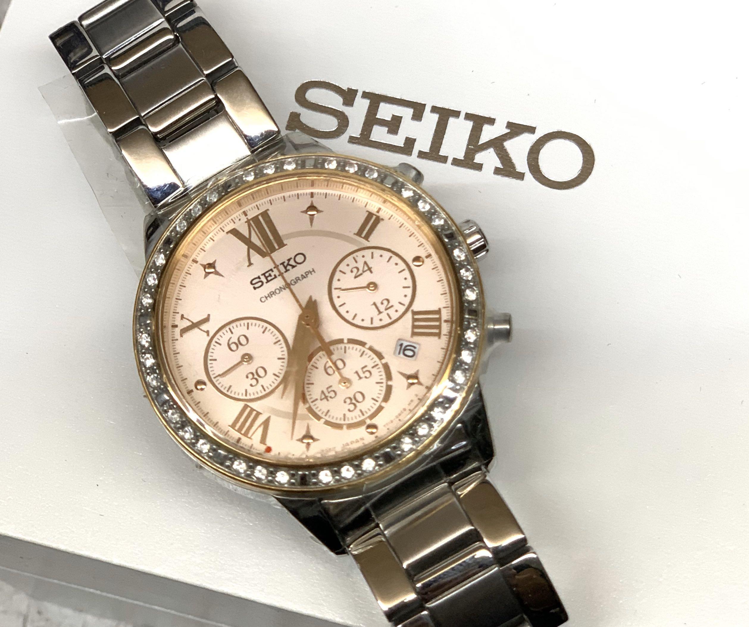 Seiko 7T12-0BJ0 Fullset, Women's Fashion, Watches & Accessories, Watches on  Carousell
