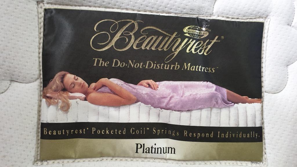 Simmons Platinum Beautyrest Super King Size Bed Cost 3000 Furniture Beds Mattresses On Carousell