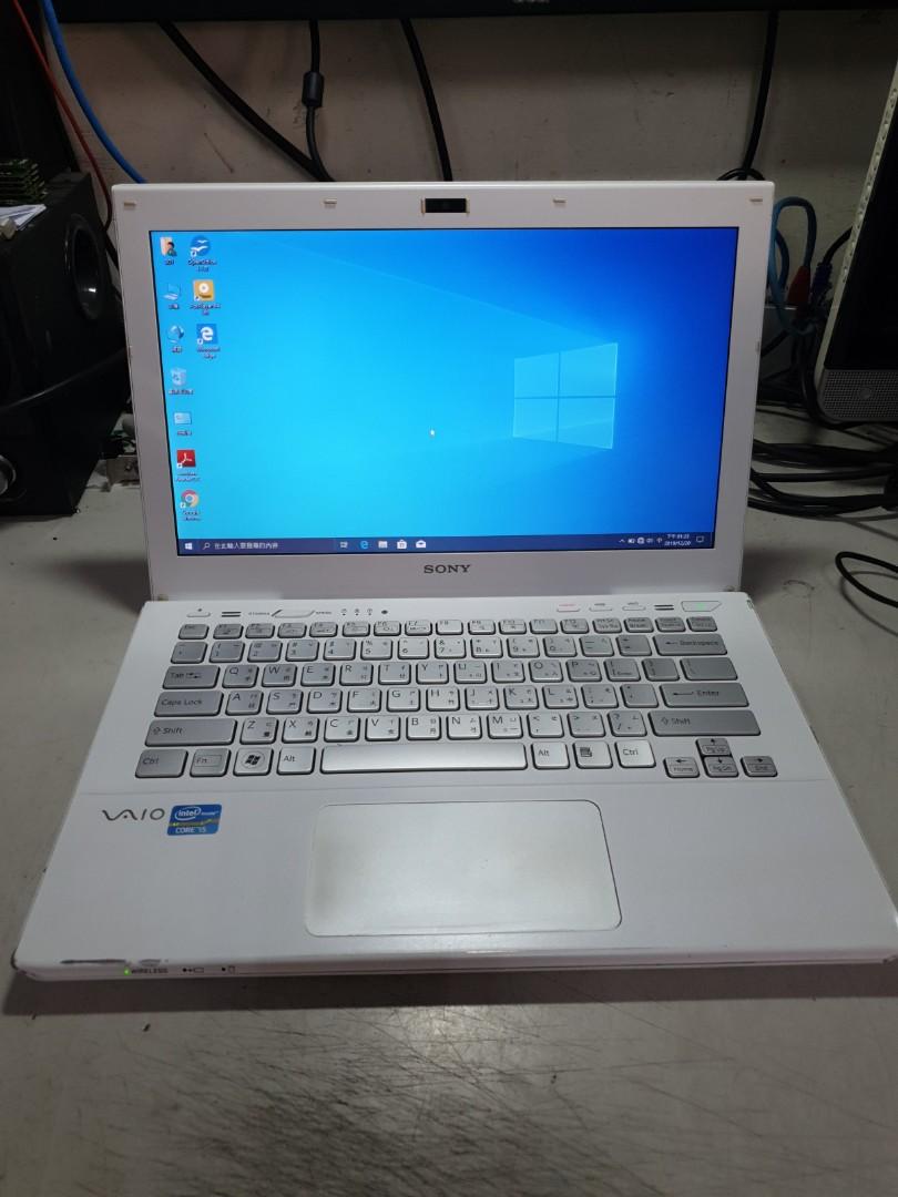 SONY VAIO SVS131B12P i5 Laptop 13'inch SSD 240G win10 notebook, 電腦及科技產品