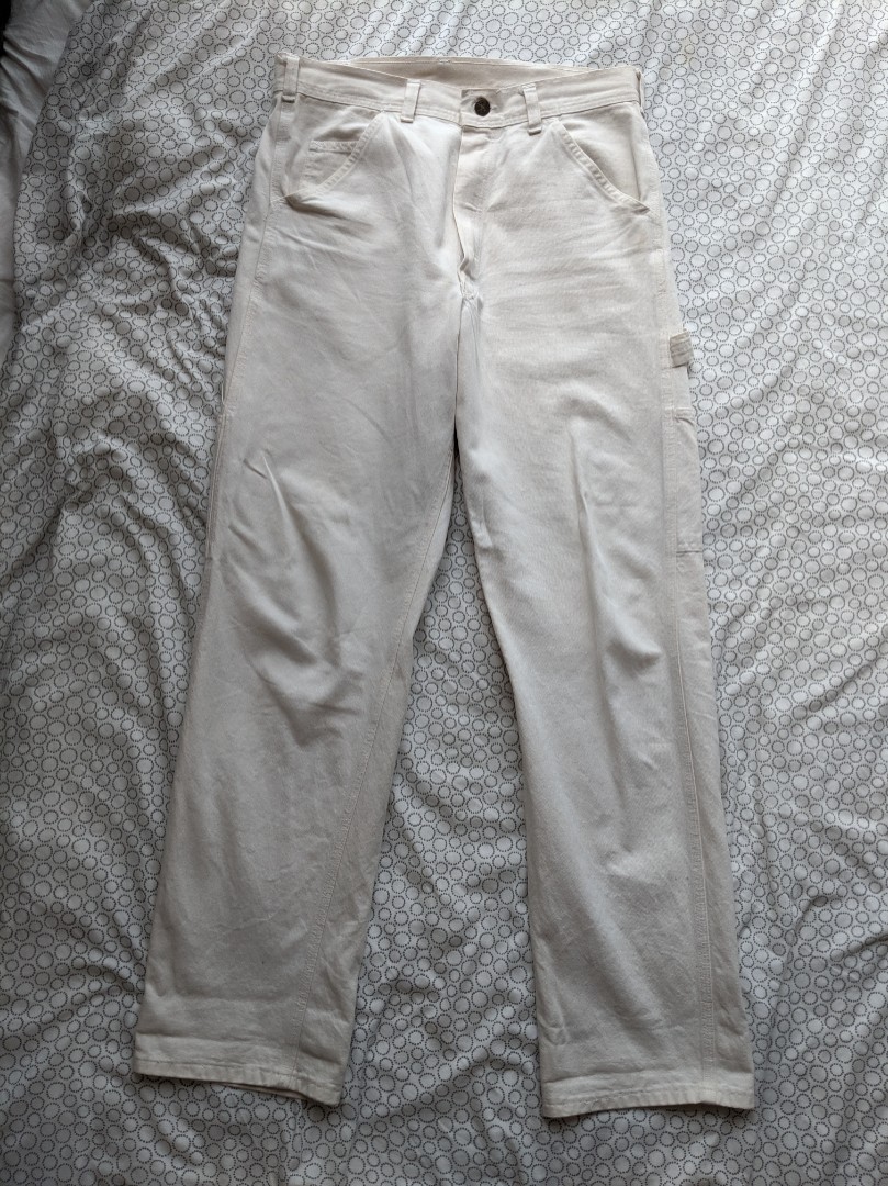 stan ray painter pants white