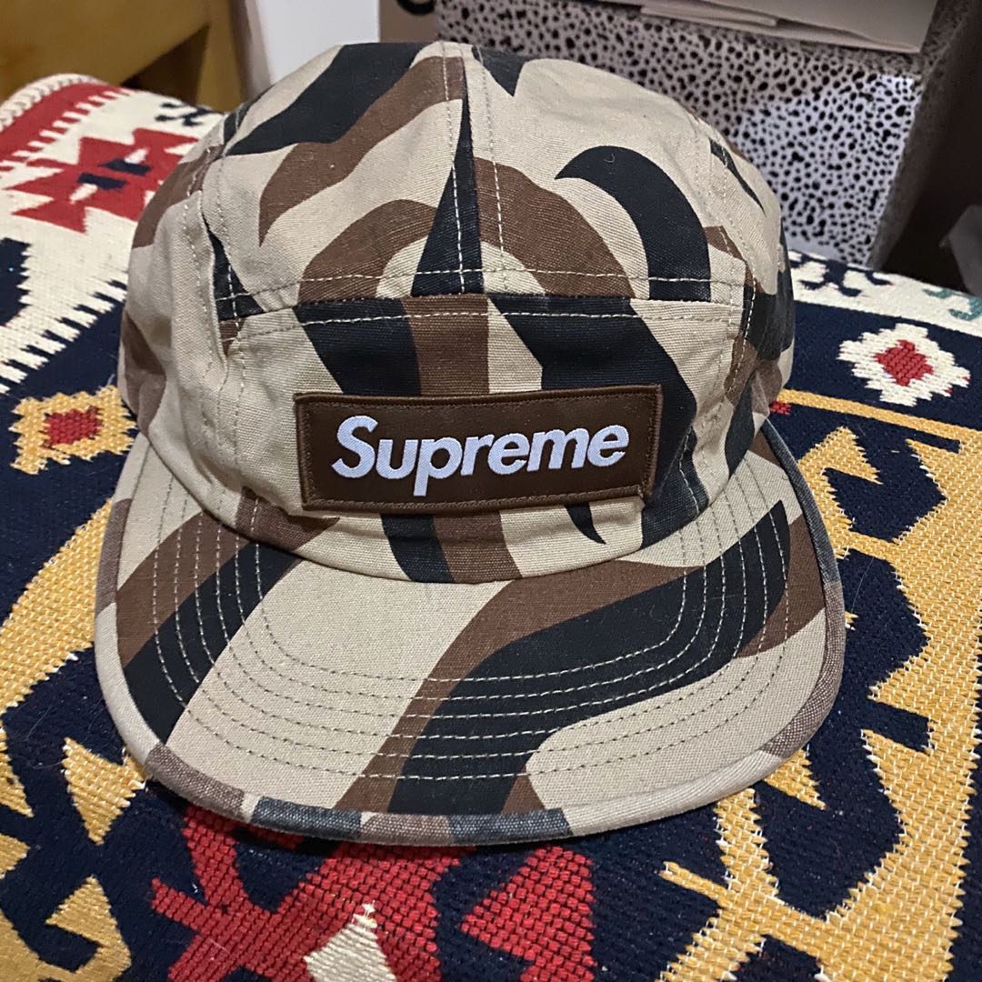 Supreme 19FW Military Camp Cap, 男裝, 手錶及配件, 棒球帽、帽