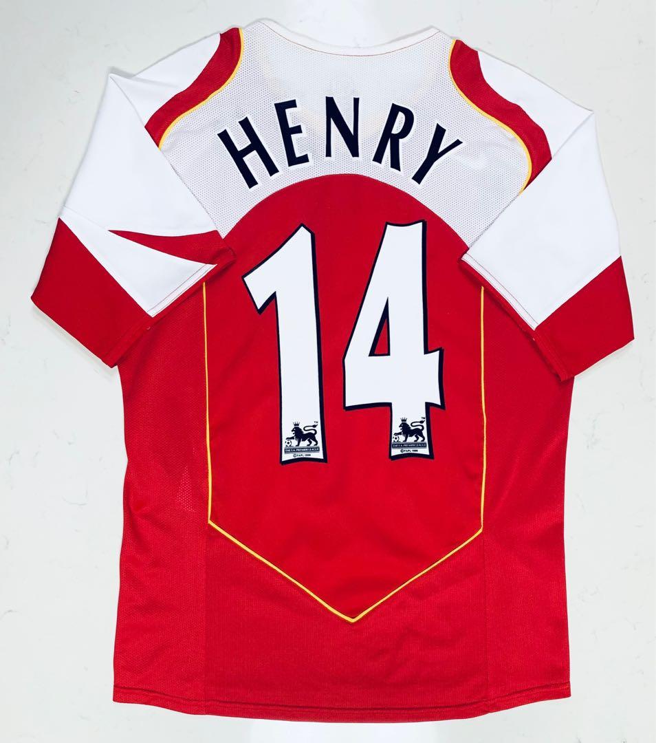 Thierry Henry 14 Arsenal Home 2004 2005 Nike O2 S Sports Sports Apparel On Carousell