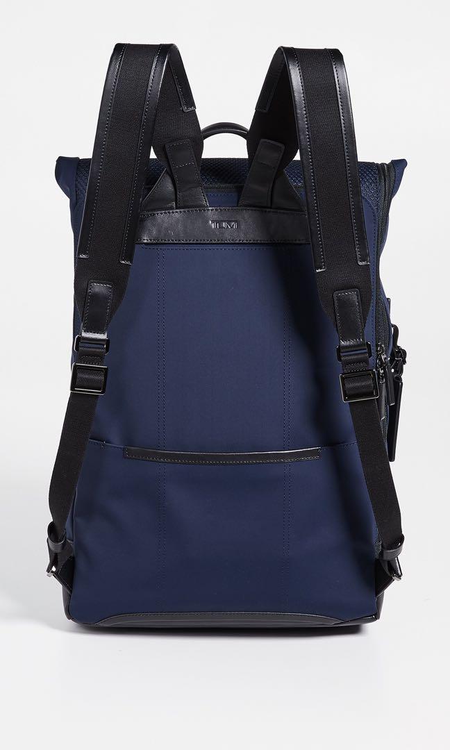 Tumi Harrison Oak Roll Top Backpack Women s Fashion Bags
