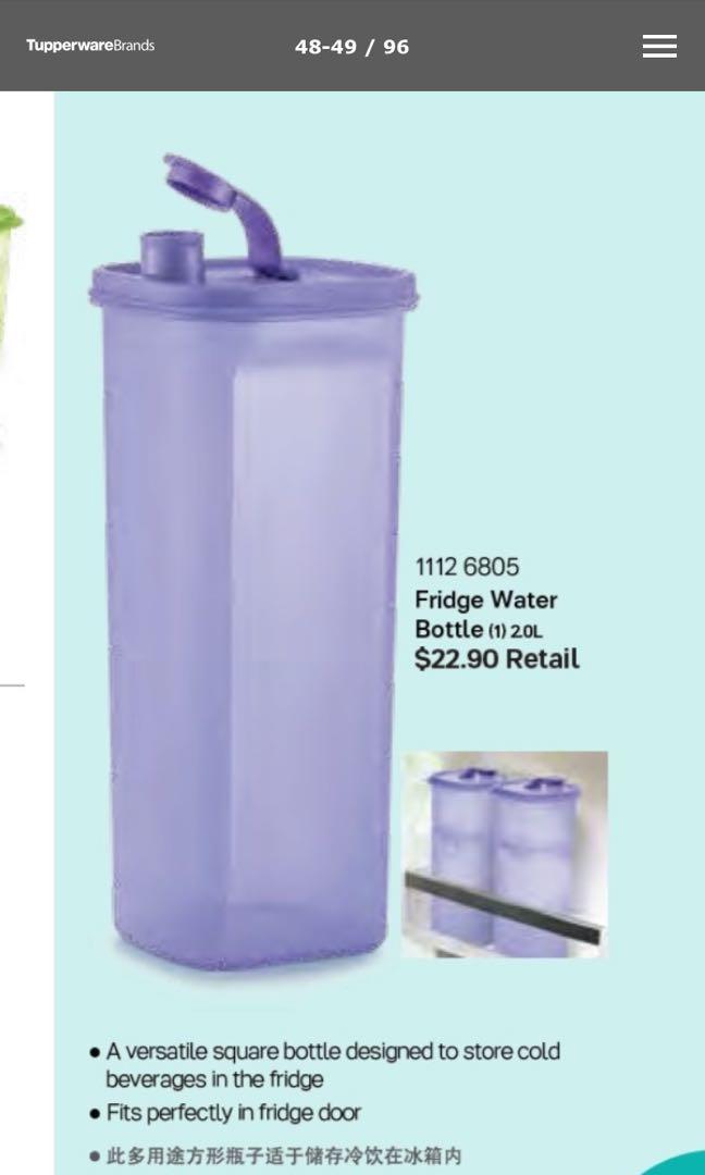 Tupperware Fridge Water Bottle 2l Tv Home Appliances Kitchen Appliances Water Purifers Dispensers On Carousell