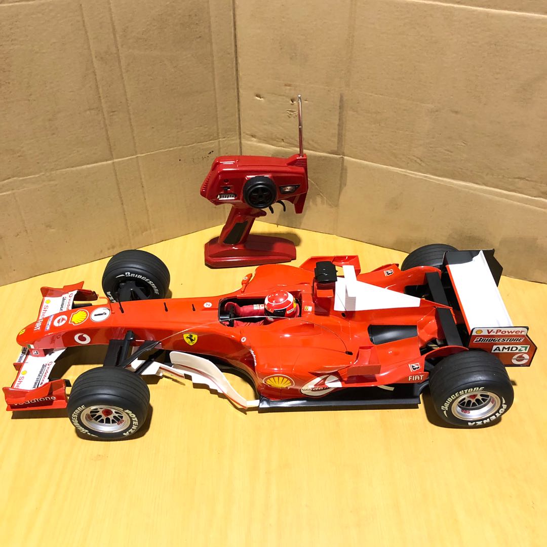 Vintage RC 1 7 scale Ferrari F2005 F1 racer Hobbies Toys Toys