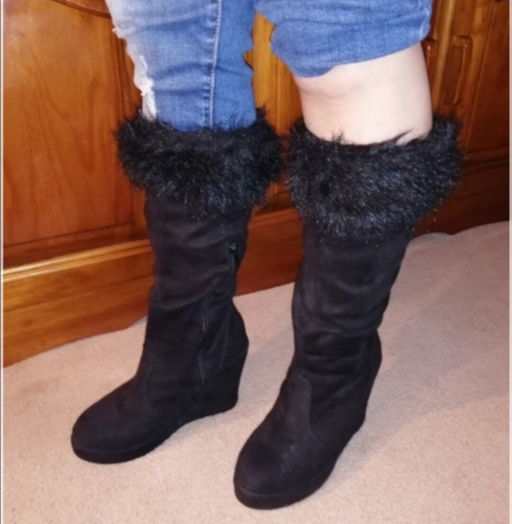knee high warm winter boots
