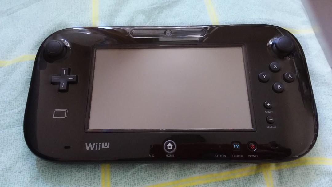 Wii U Gamepad 觸控板連原裝差電器火牛可作手掣用可聯繫wii U 於螢幕玩任天堂wii U Nintendo Wii 遊戲 隨時玩 不用爭電視 完全正常 有保護貼 遊戲機 遊戲機器材