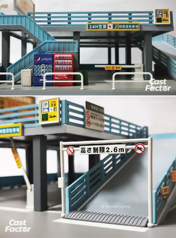 XCarToys 164 Doublestorey Carpark Diorama Set, Hobbies & Toys, Toys
