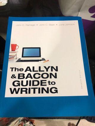 The Allyn & Bacon Guide to Writing