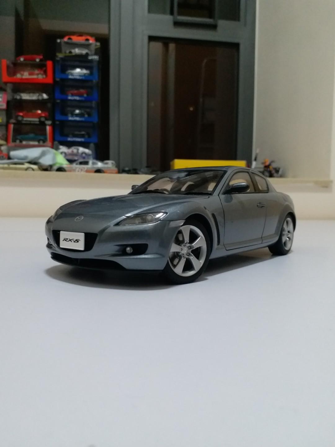 1 18 Autoart Mazda Rx8 模型車 玩具 遊戲類 玩具 Carousell