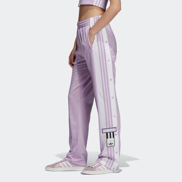 purple adidas sweats