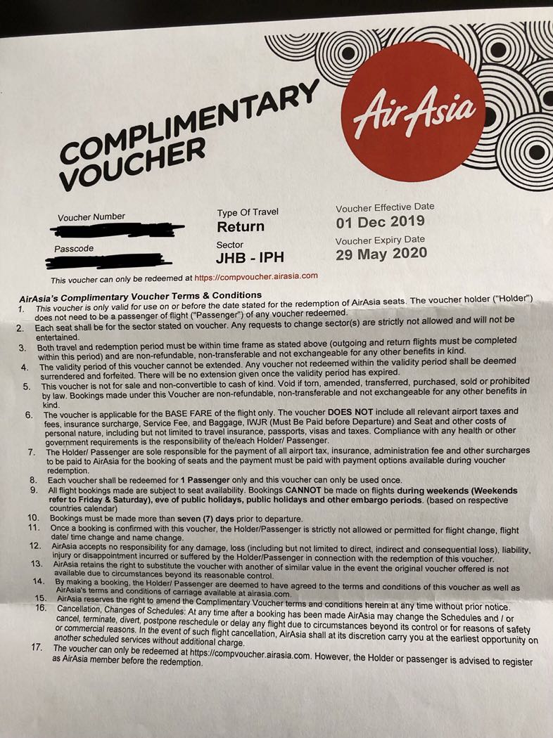 Airasia Ticket From Jb To Ipoh Tickets Vouchers Local Attractions Transport On Carousell