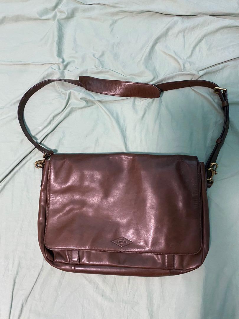 Sling Bag Fossil Messenger Bag Herren Leather Crossbody Fossil