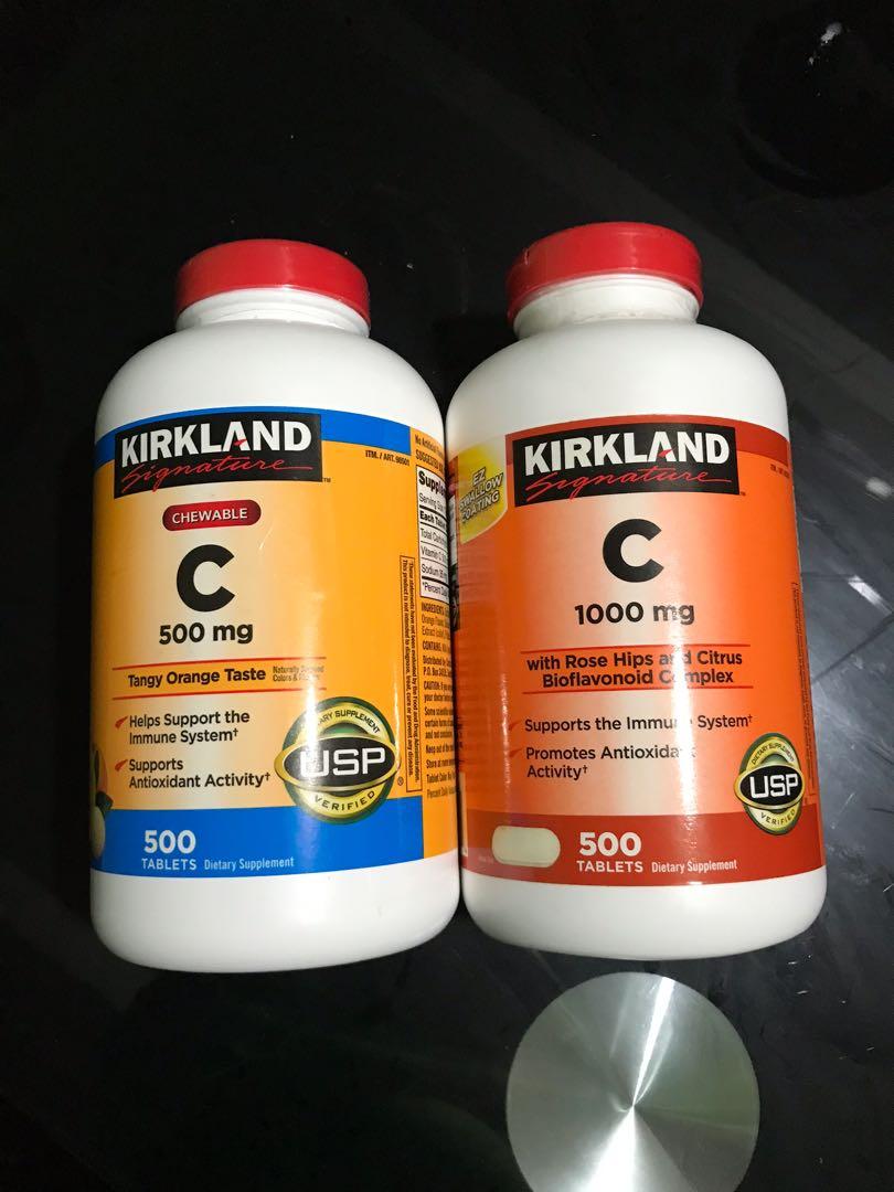 Authentic Kirkland Signature Vitamin C 1000mg Beauty Personal Care Face Face Care On Carousell