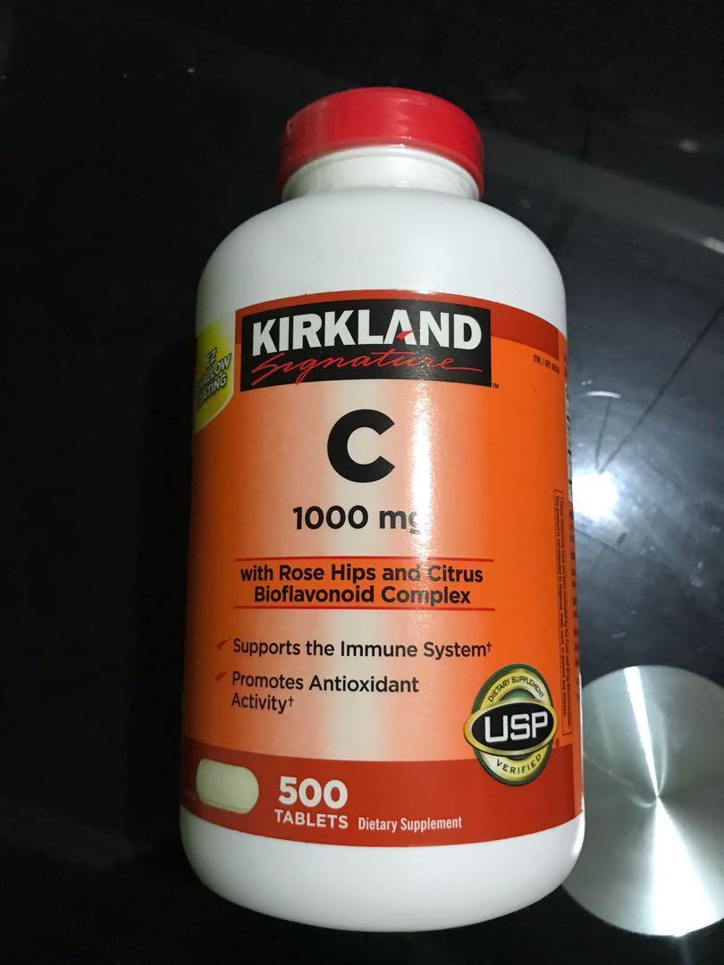 Authentic Kirkland Signature Vitamin C 1000mg Beauty Personal Care Face Face Care On Carousell