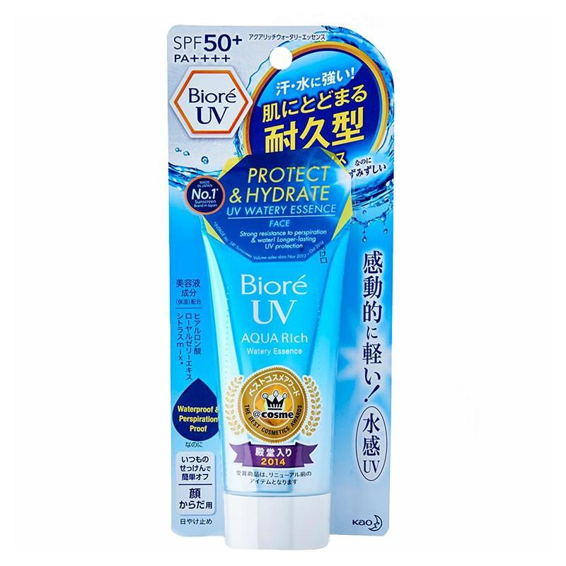 Biore UV Aqua Rich Watery Essence Sunscreen SPF50+ PA++++, 50g – Leichter Sonnenschutz