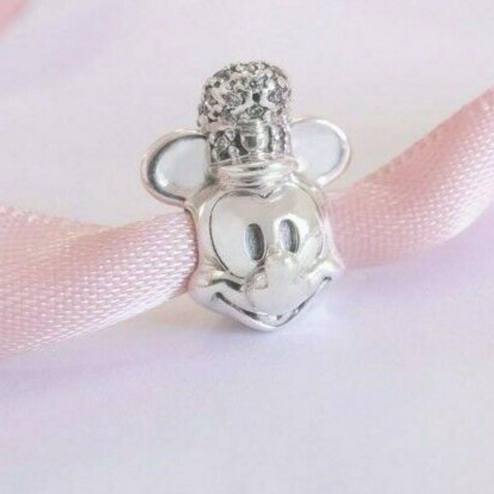 Bnis Pandora Disney Shimmering Steamboat Willie Portrait Charm
