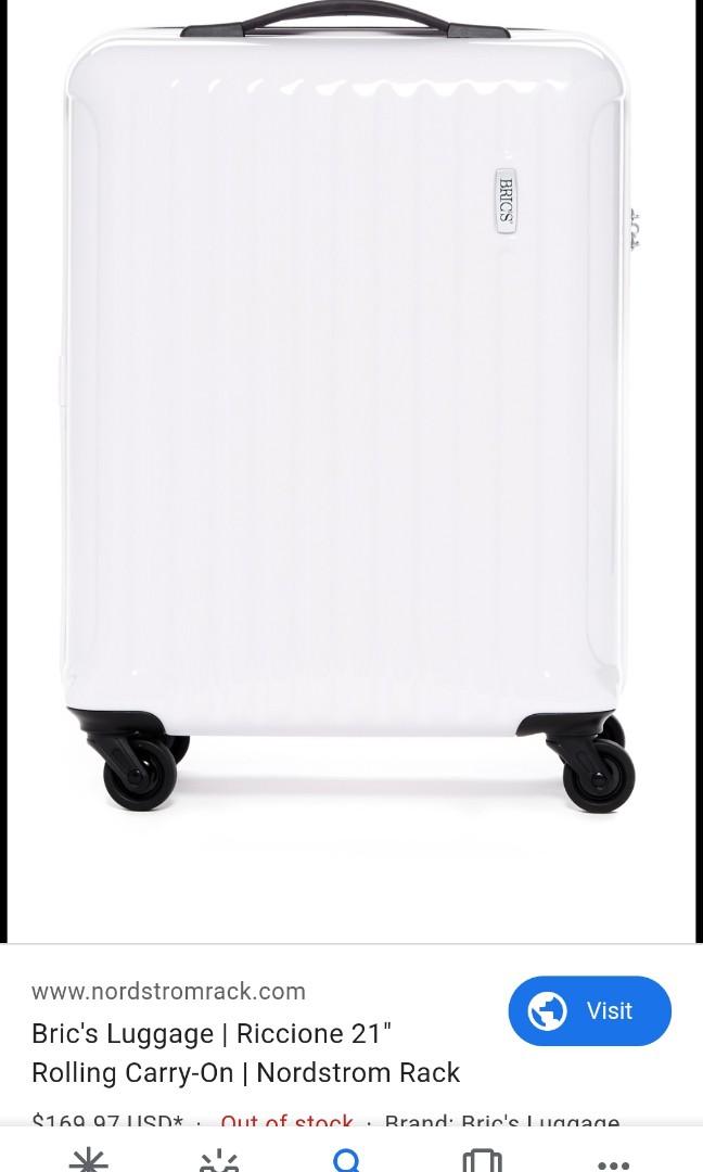 Brics white sale luggage