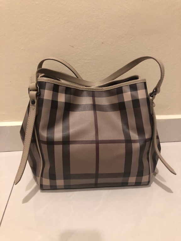 Burberry smoked check bag top