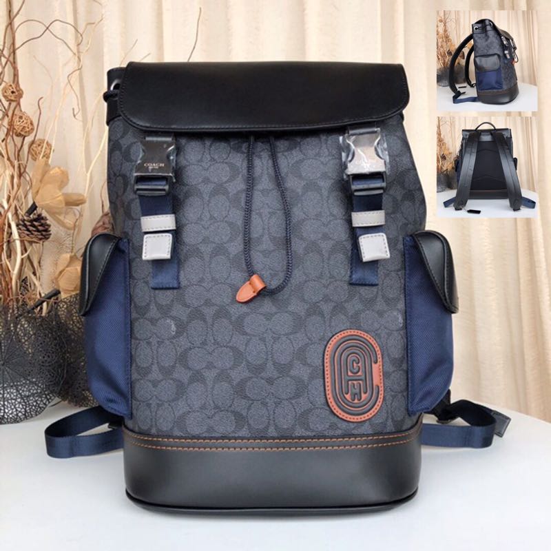 coach backpack signature