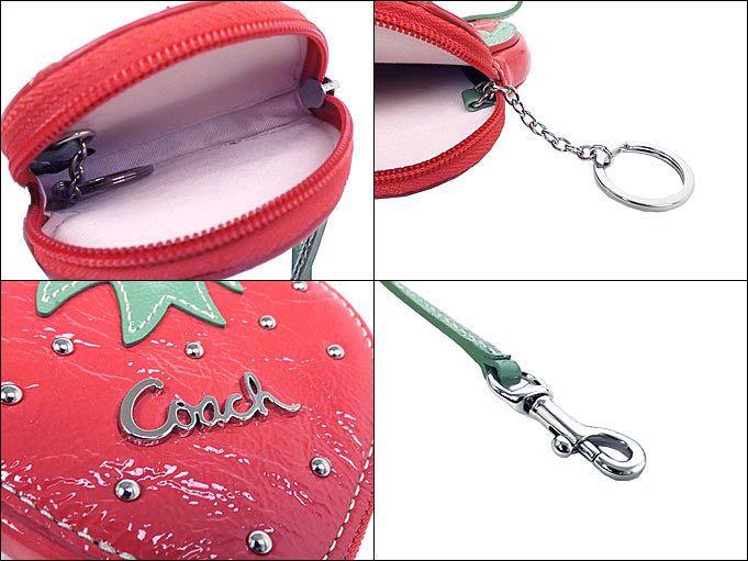 New 🎀 Coach Strawberry Coin Case Crossbody Bag