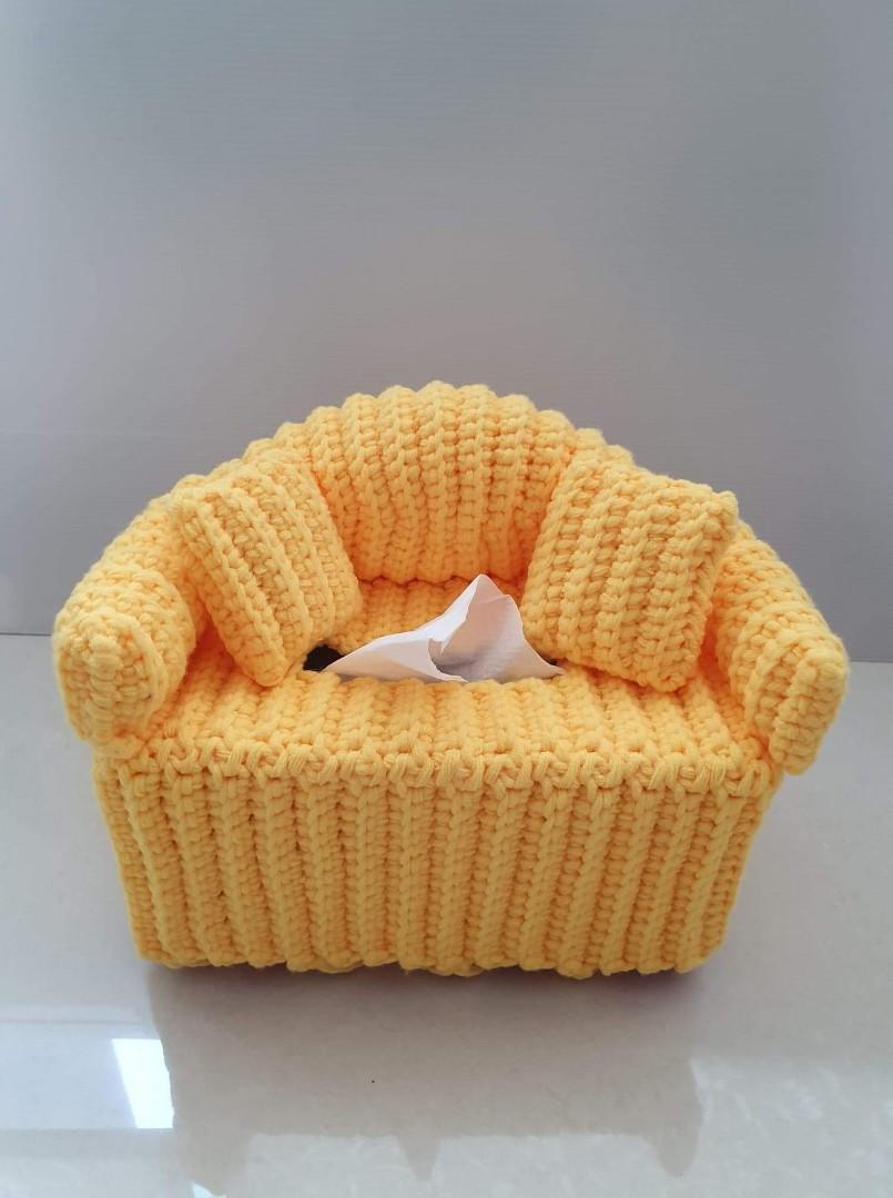 Sofa tissue sale box cover