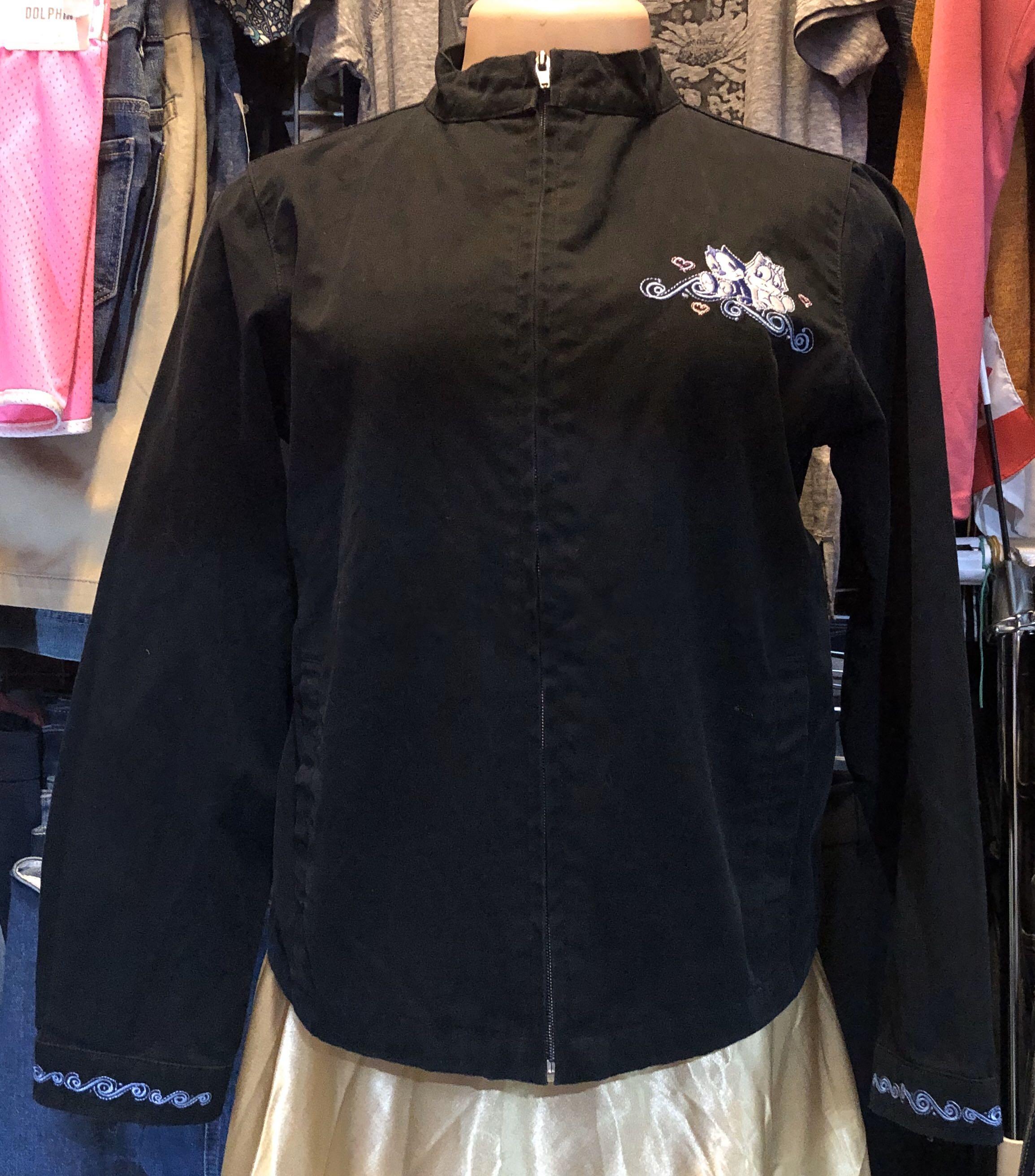 Felix the Cat Women's Jacket | 3 (Category: Coats, Jackets and Outerwear) located in Pasay City. Submitted by khriztyne (Listing ID 268719995, Image 2). Description: PreLoved Great Condition 100% Cotton .