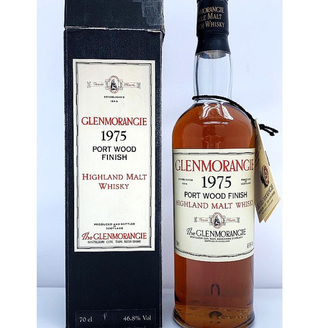 Glenmorangie 1975 port wood Finish Scotch Whisky 700ml Bottled in