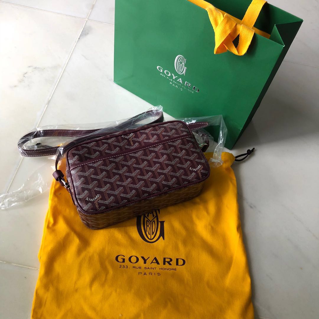Goyard Cap Vert Navy Blue, Luxury, Bags & Wallets on Carousell