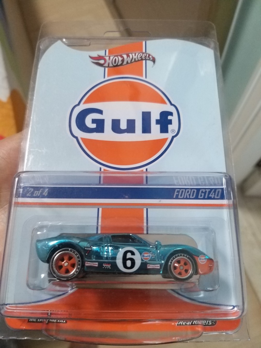 Hotwheels hot wheels Gulf Ford GT40 RLC Red Line Club sports race