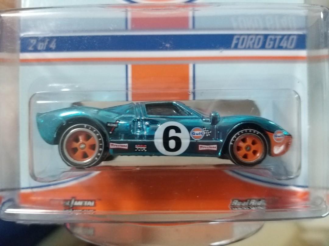 Hotwheels hot wheels Gulf Ford GT40 RLC Red Line Club sports race