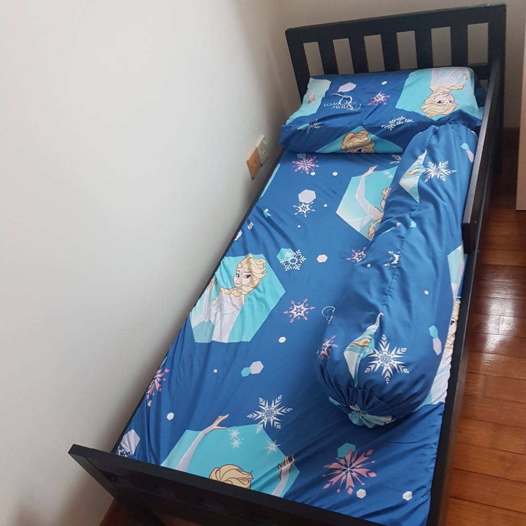 Ikea Single bed frame (child) w mattress, Furniture & Home Living