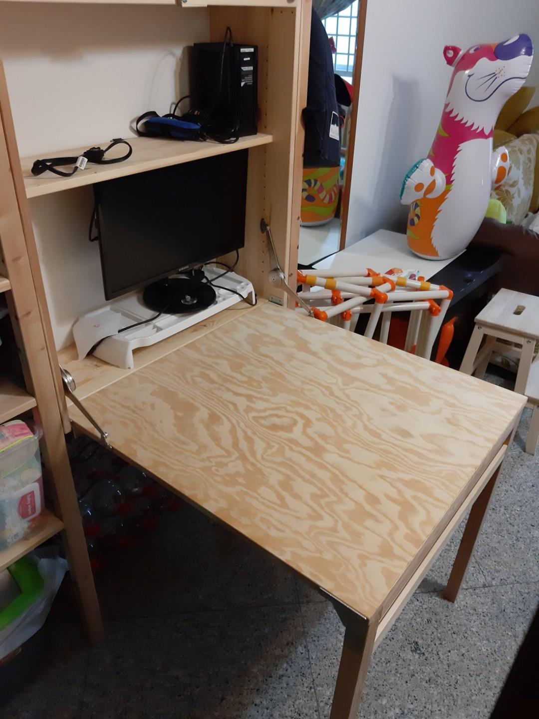 Ivar folding shop table