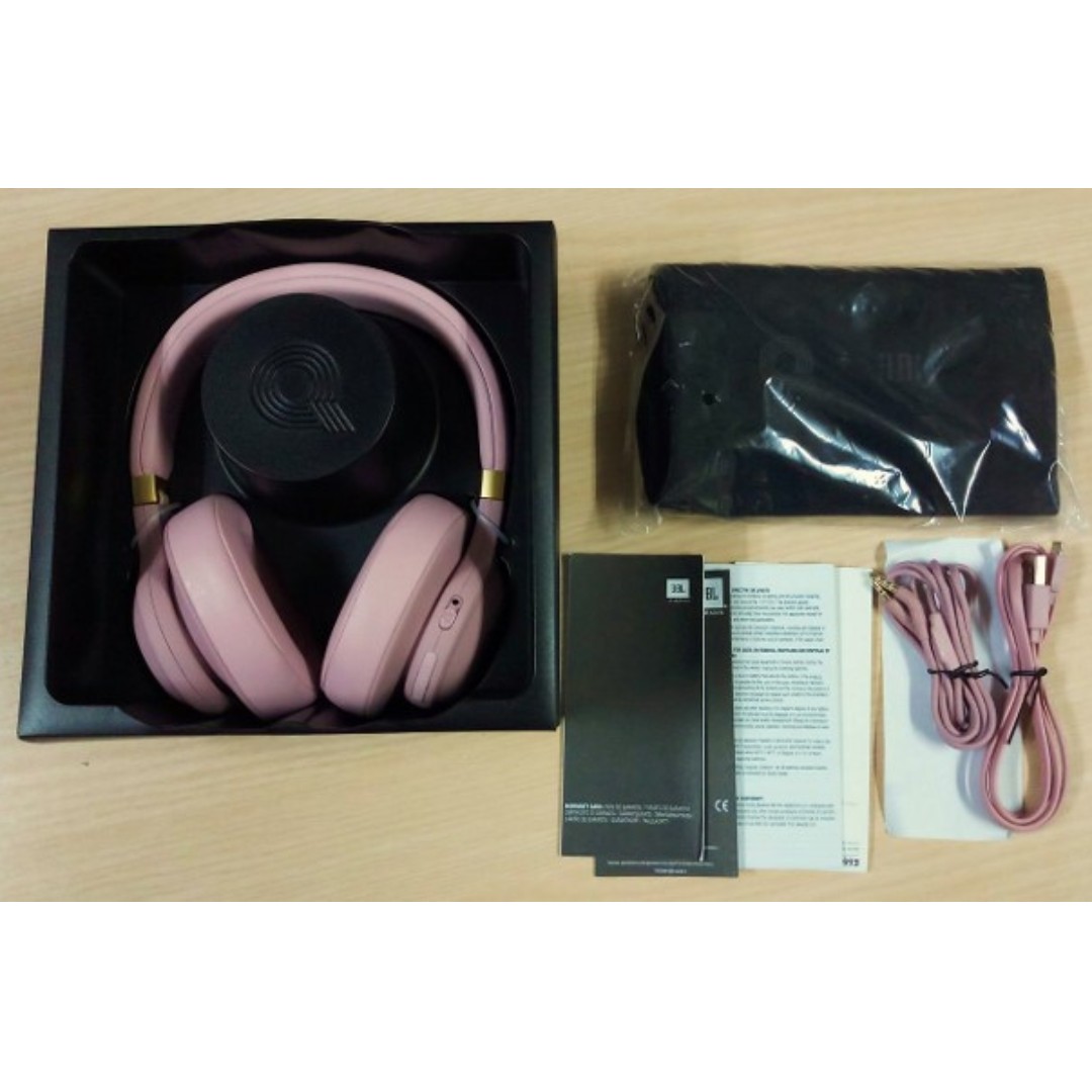 Jbl e55bt quincy edition rose gold best sale