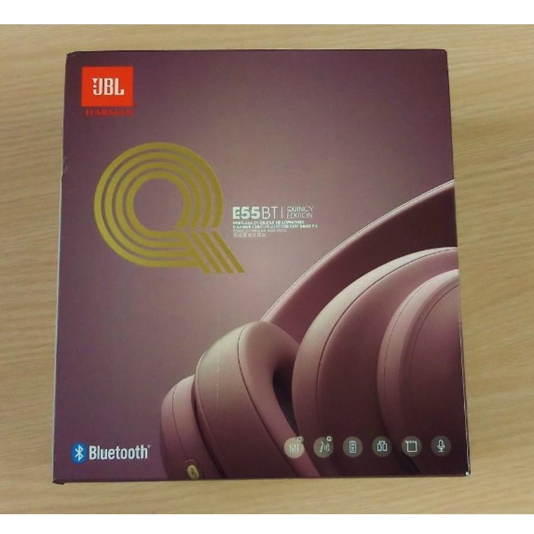 JBL E55BT Quincy Edition Wireless Over Ear Headphones Rose Gold Audio Headphones Headsets on Carousell