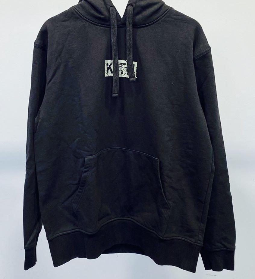 Kith splintered logo hoodie hot sale