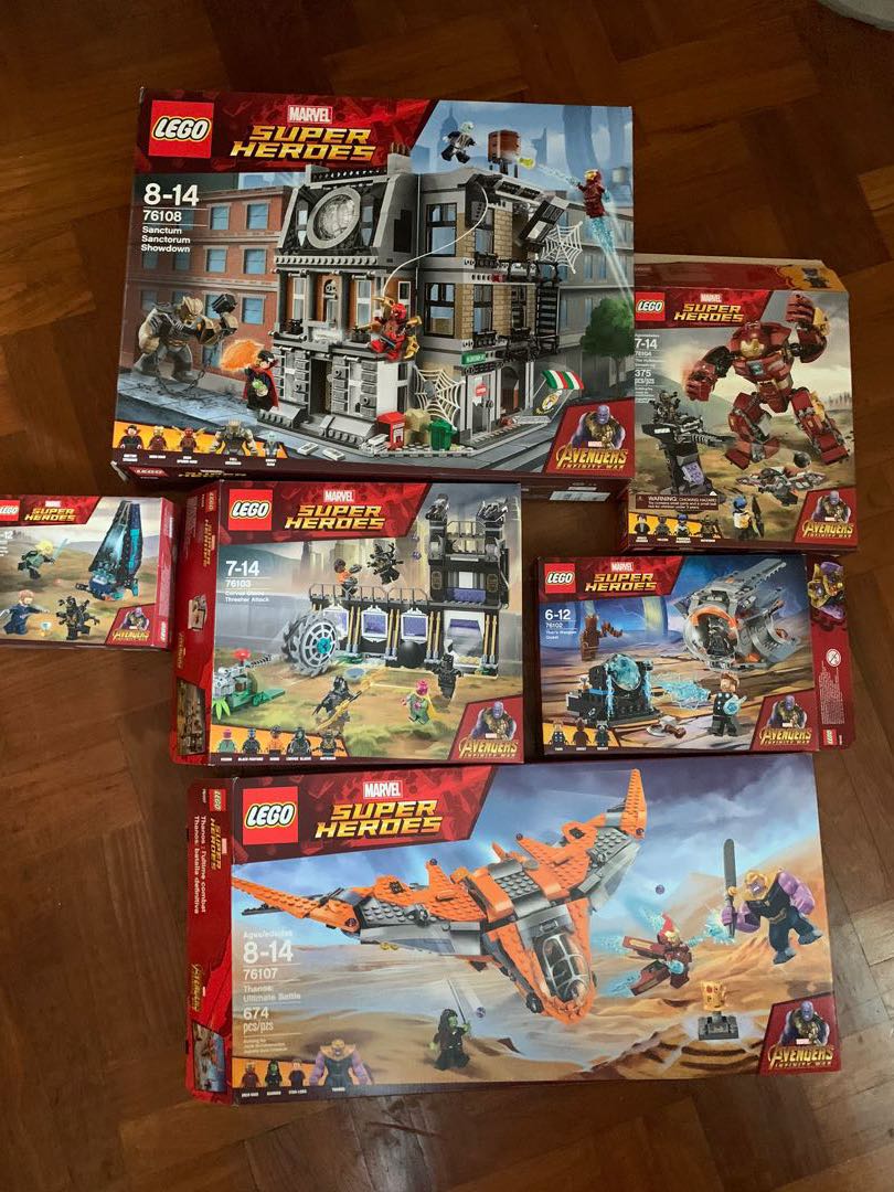 Lego marvel super heroes infinity war sets top
