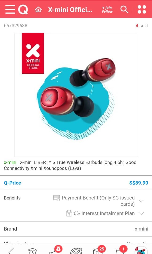 x mini liberty price