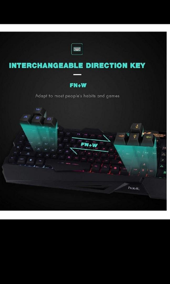 Magic Eagle Havit Series Gaming Keyboard HVKB558CM, Computers & Tech