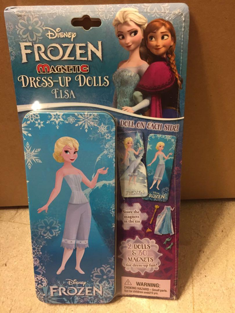 frozen magnetic dress up doll