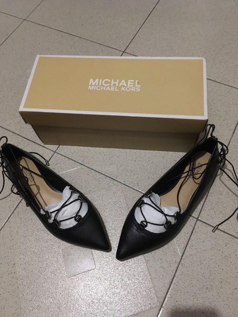 Michael Kors lace up leather tabby 